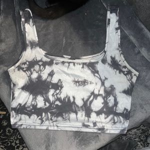 marble shirt with black and white from shein size medium super comfortable& cute